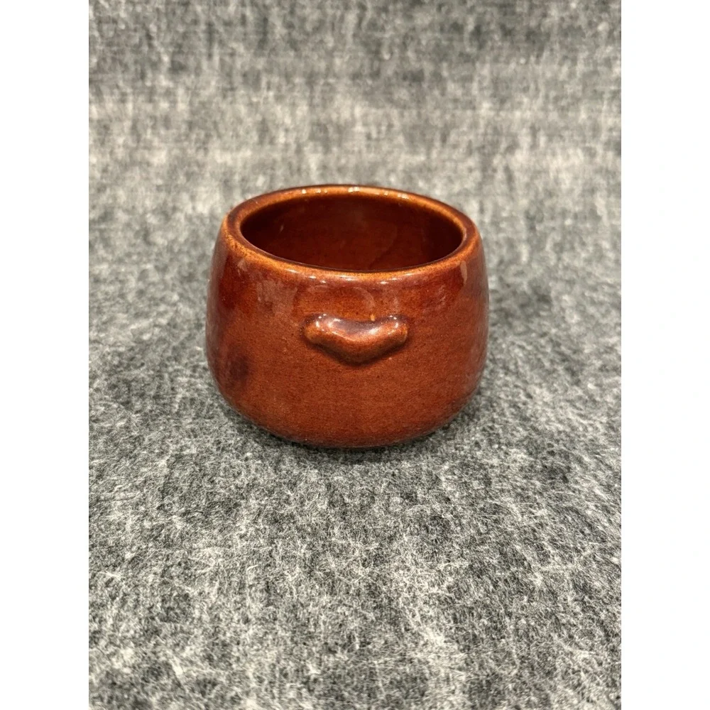 Set of 4 Vintage Westbend Mini Stoneware Chili Bean Pots Crocks Cabin Core Farm